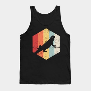 Retro Vintage Bearded Dragon Icon Tank Top